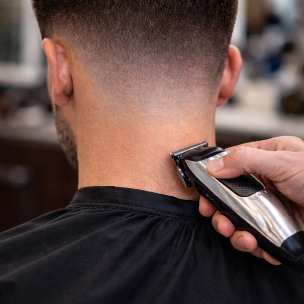 Neck Trim And Around Ears at Fades and Flow by Nicole LLC in Mount Pleasant, WI