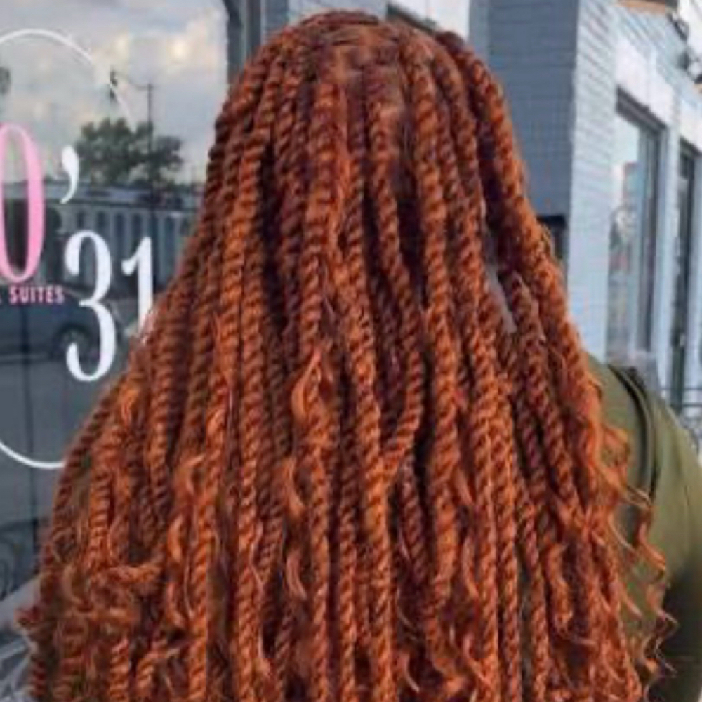 Extended Two Strand Twist - Locs at Loc’d in with Ariel in Olive Branch, MS