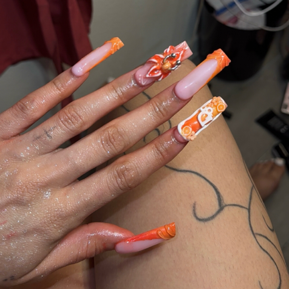 GEL-X FULL SET 2XL at PRETTY YUNG THANG NAILS ᥫ᭡ . in Huntington Beach, CA