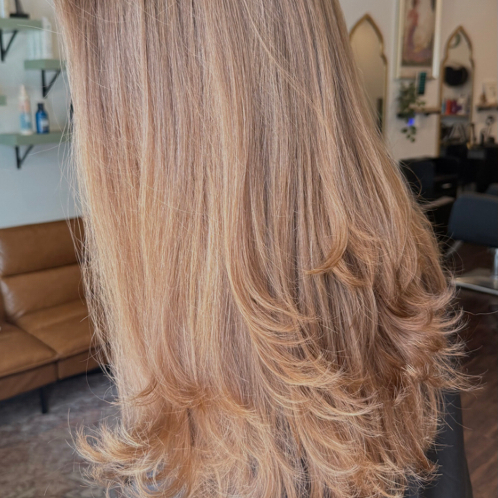 Womens Haircut- Shampoo & Style at styled_by__em in Dayton, TX