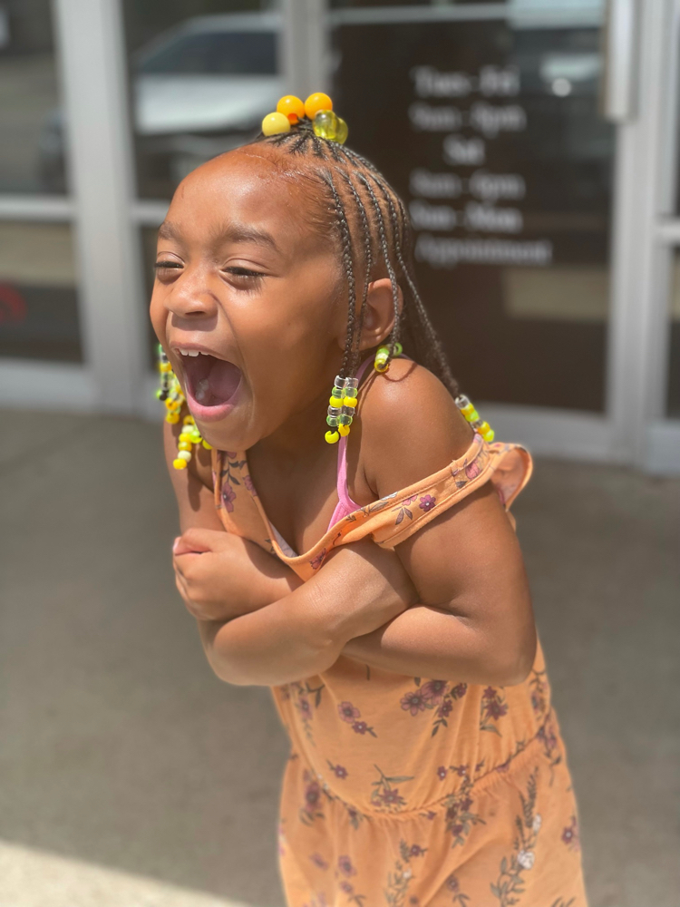 Kids natural hair braids