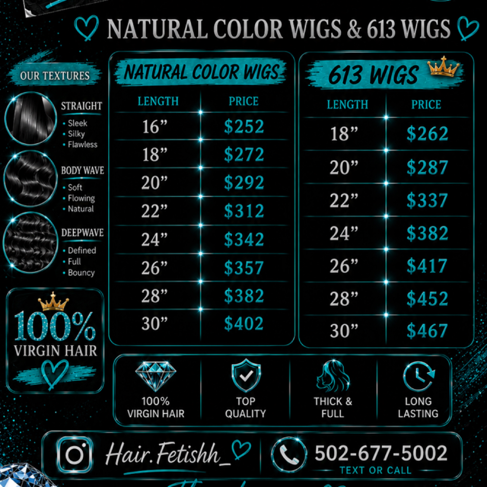 ADD ON TO YOUR HAIR SERVICE at Hair Fetishh in Cincinnati, OH