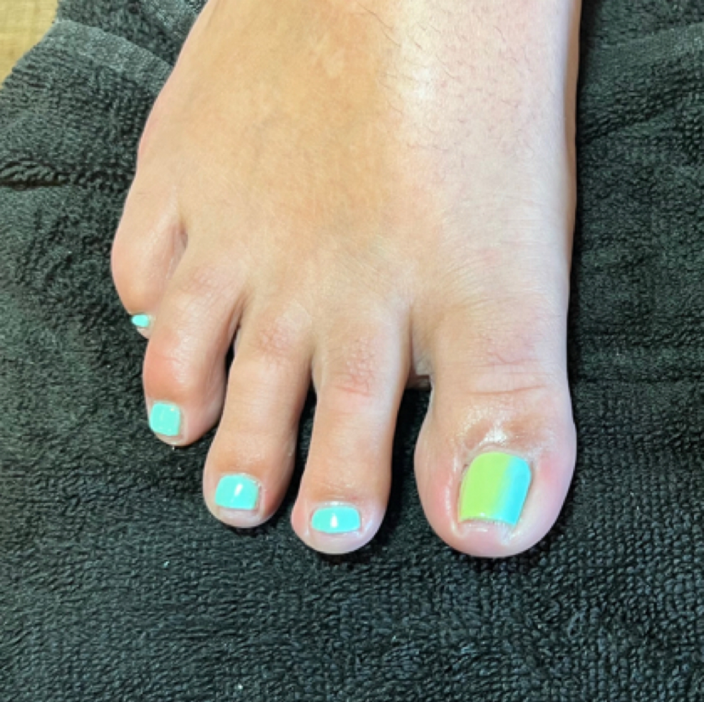 Toe Polish Change W/ Shape & Trim at Oyster & Oak Self Care Studio in Walterboro, SC