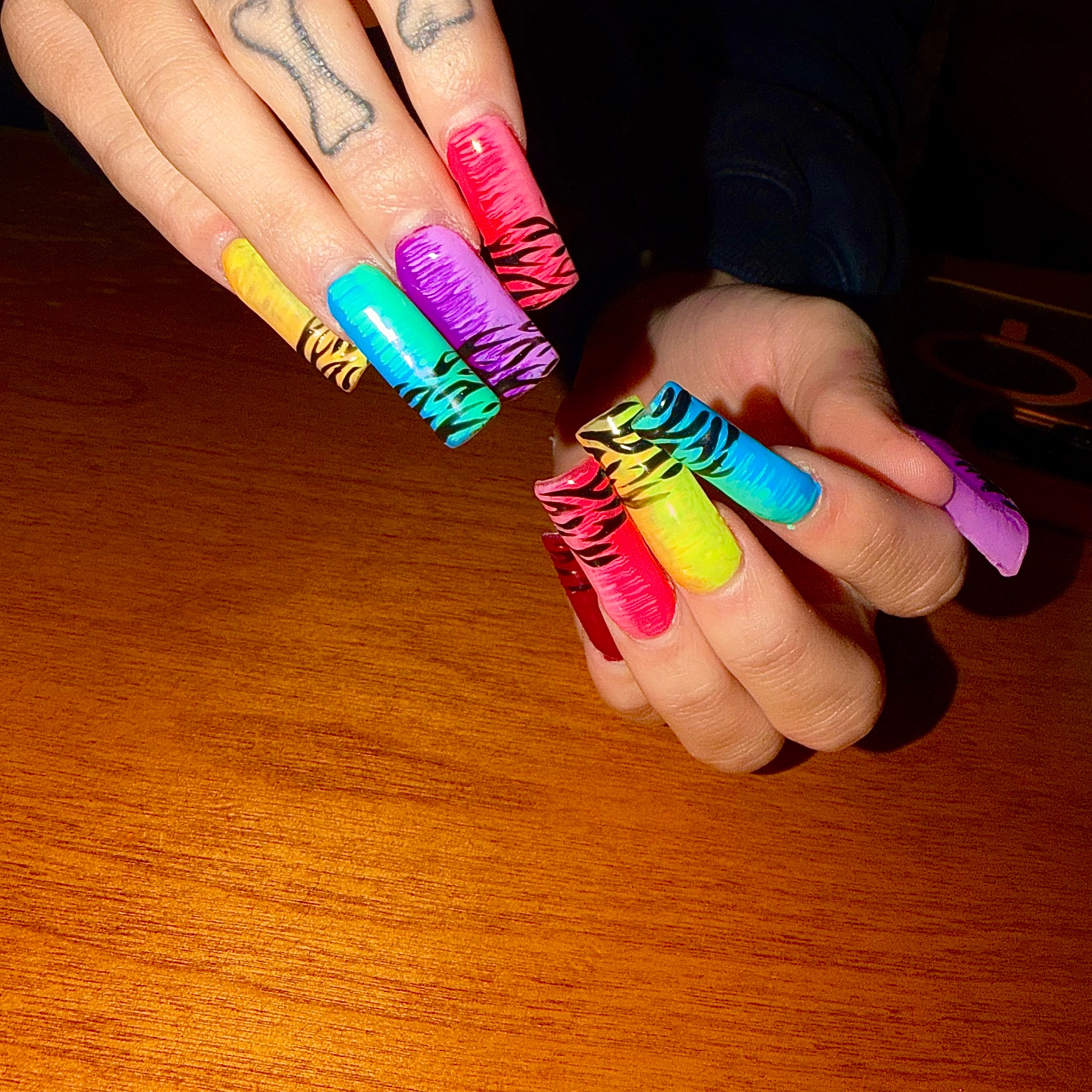 Acrylics at Pops Polish in Terre Haute, IN