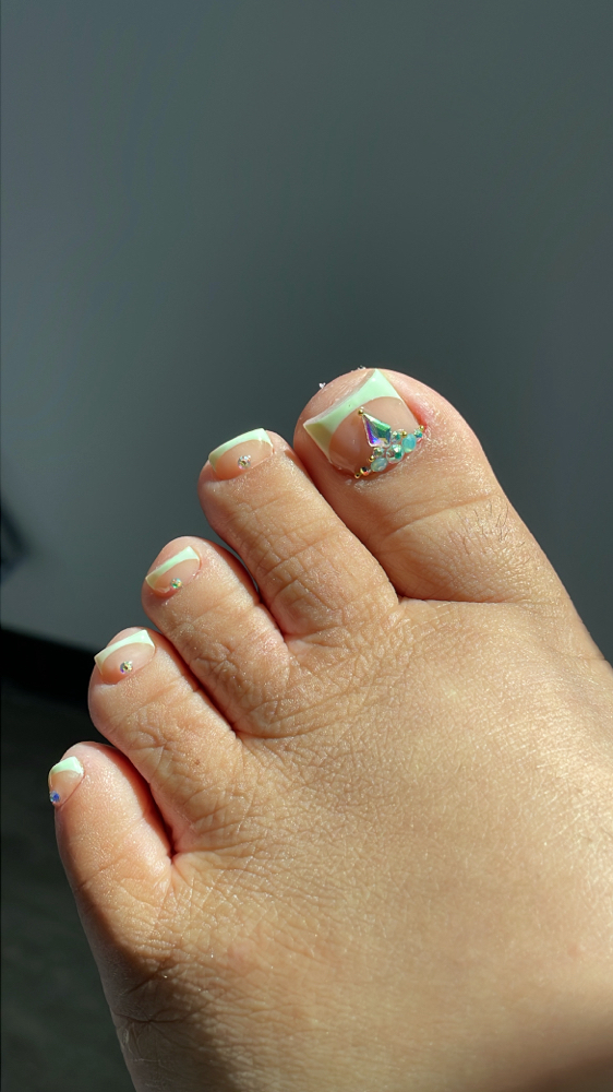 Toe Fullset + Spa Volcano Pedi