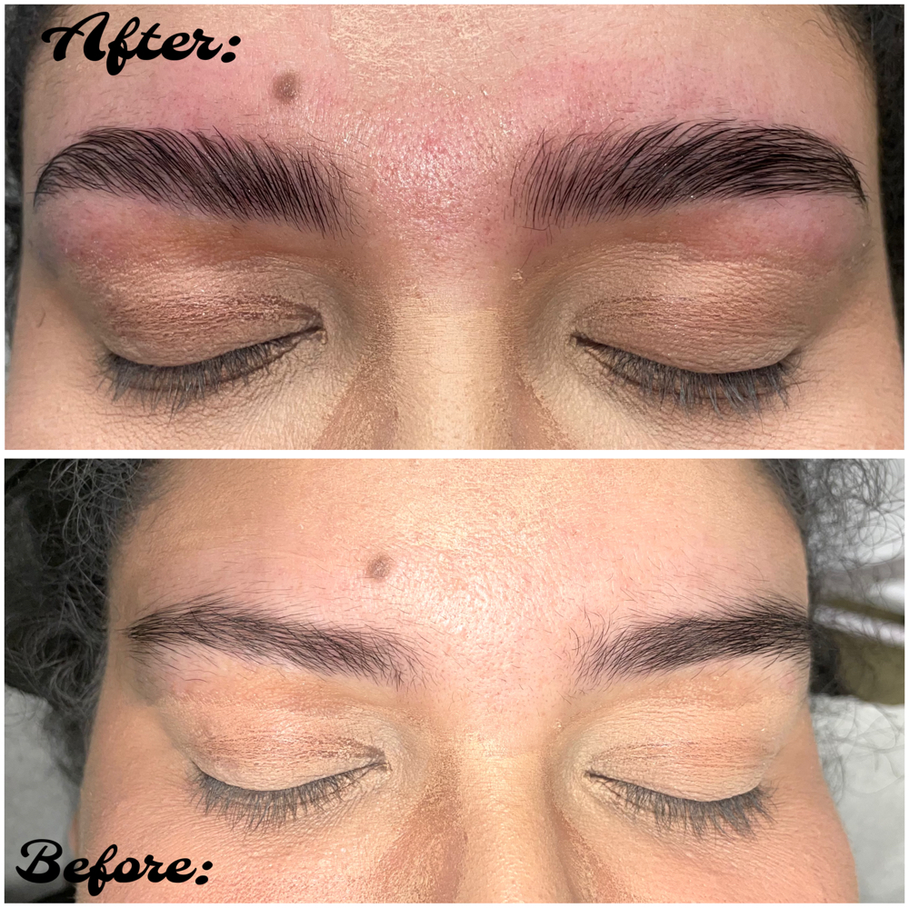 Brow lamination + tint