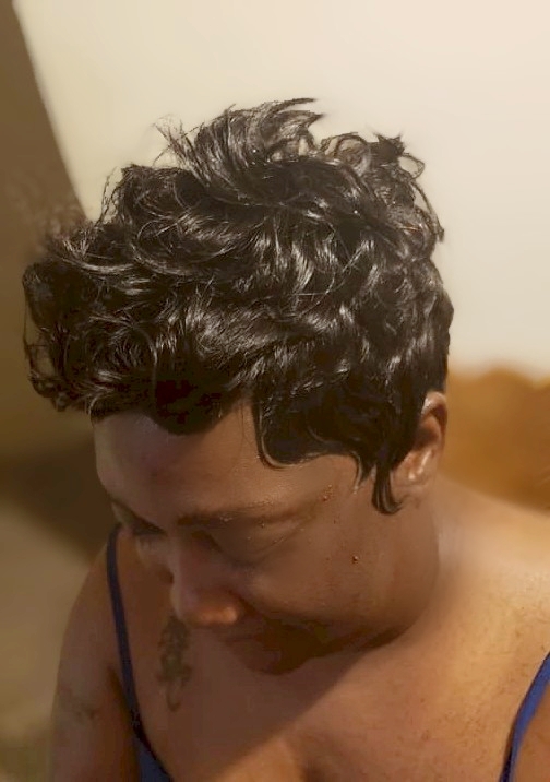 Full pixie Weave With Curls