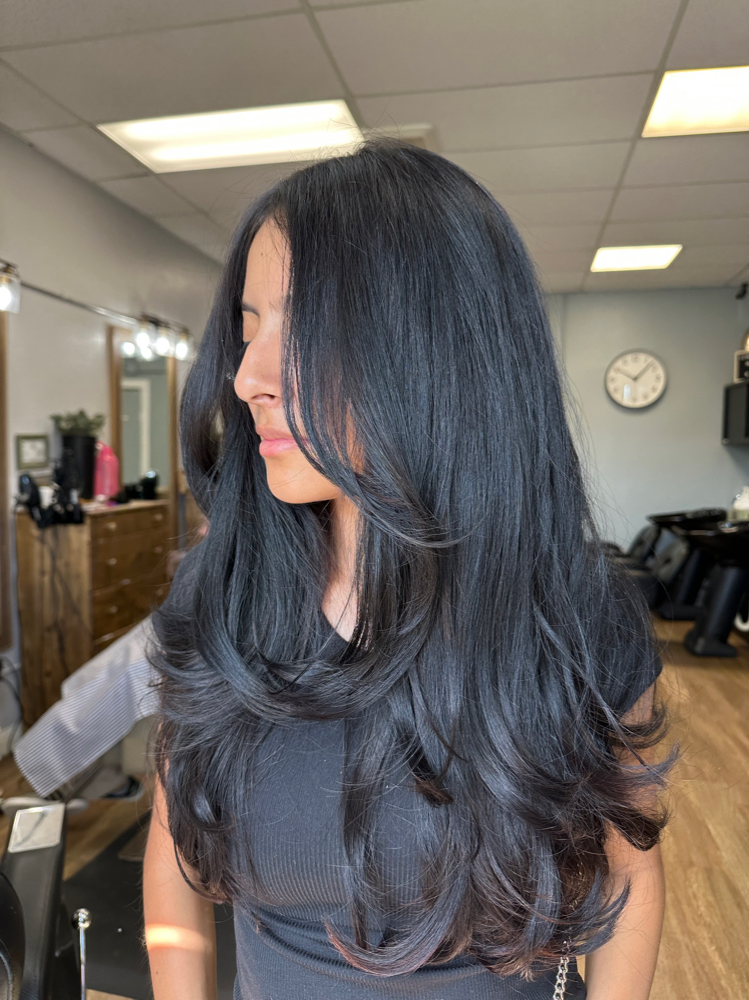 Haircut + Wash And Blowout