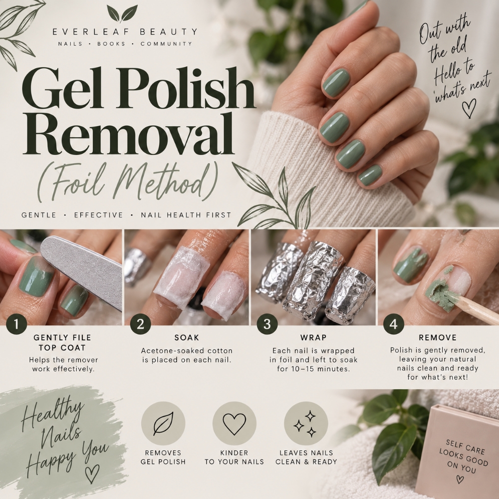 Gel Polish Removal at Everleaf Beauty in Lewiston, ID