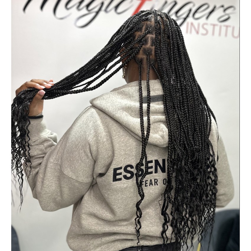 Medium Knotless Braids