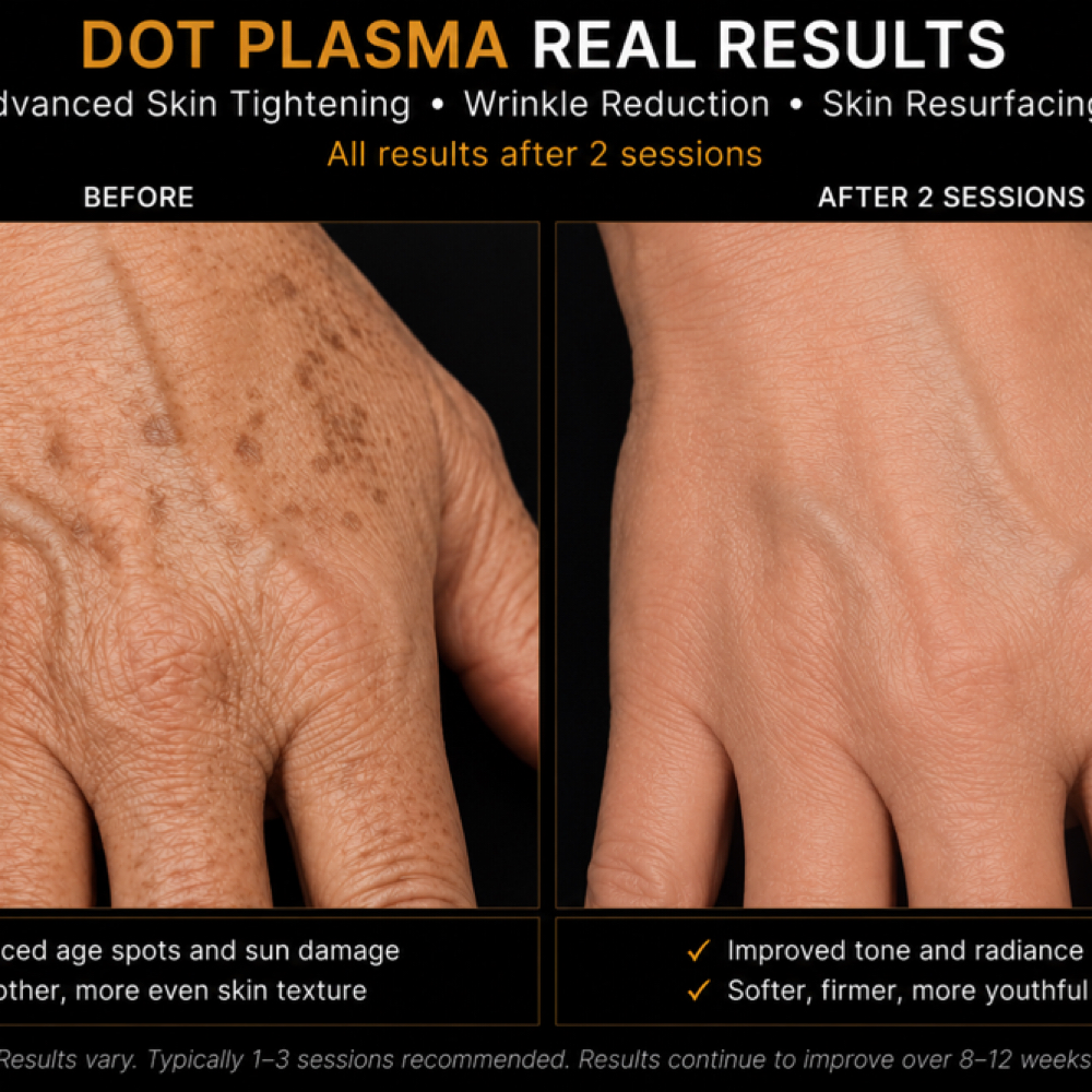 Dot plasma hands at Aphrodite of the Desert in Cottonwood, AZ