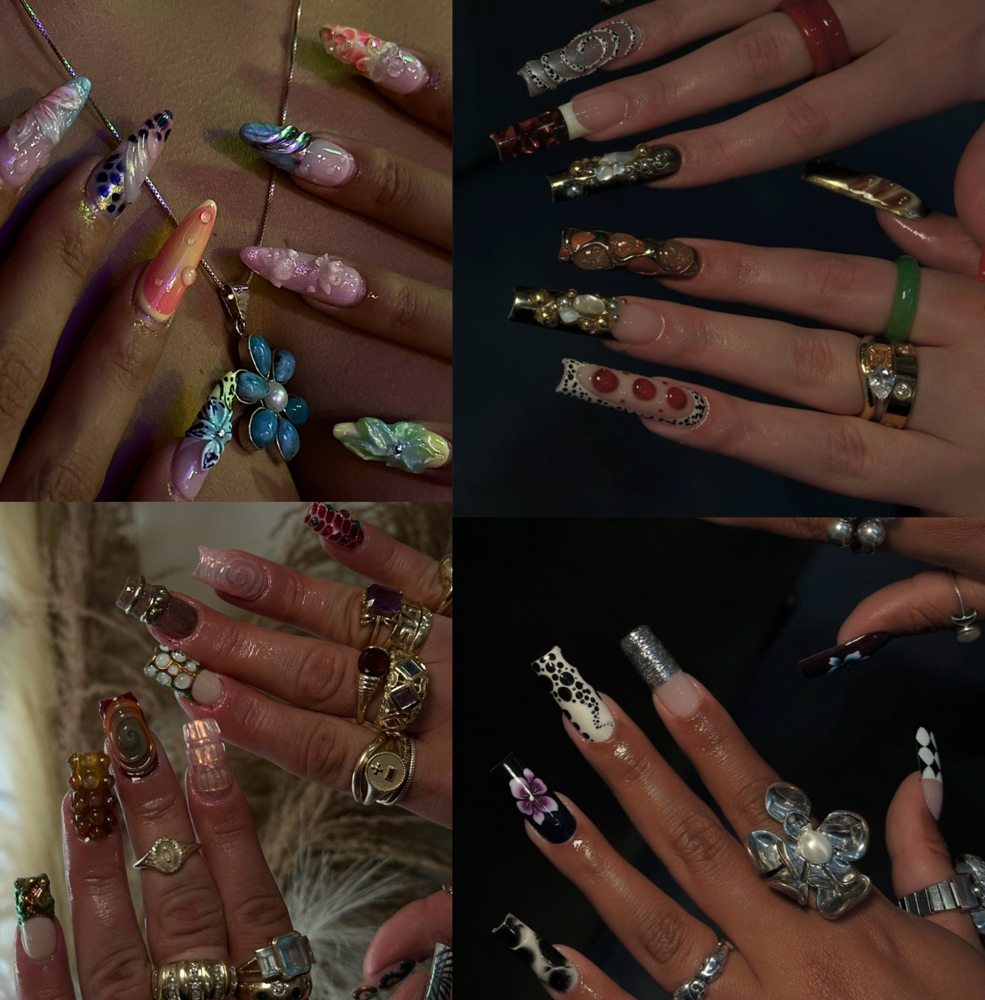 tier 4 | maximalist gel-x fullset