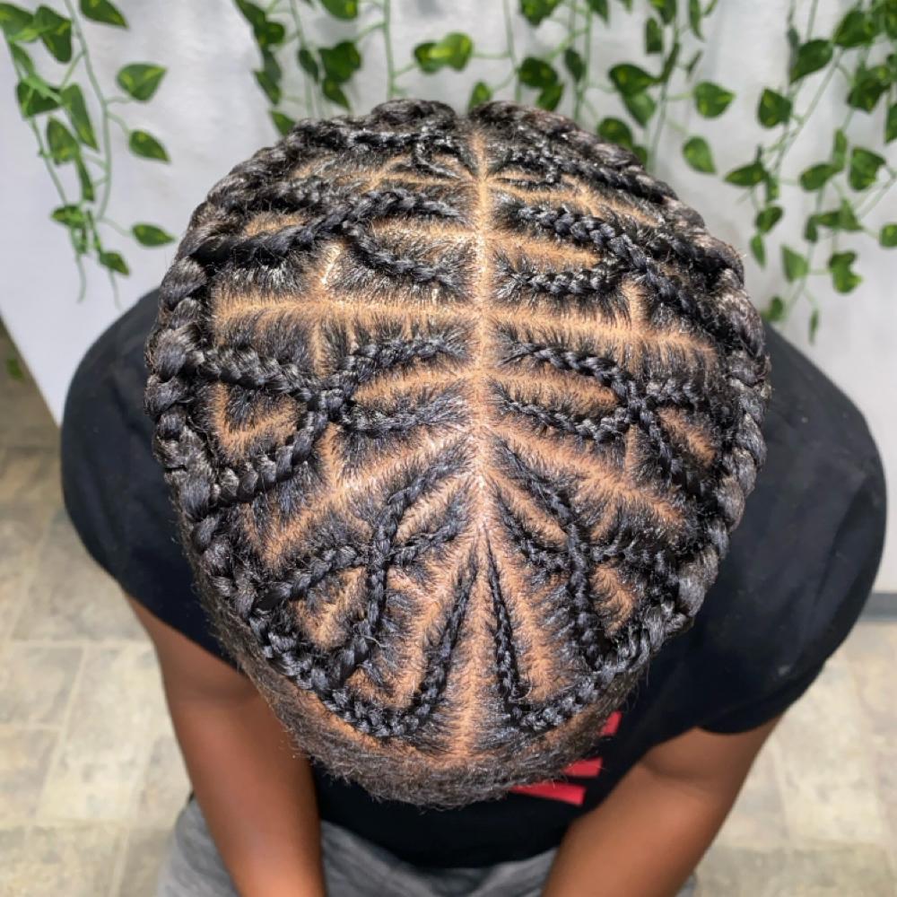 11-20 Cornrows at LASHDAE of Roots To Royalty Studio in Phoenix, AZ