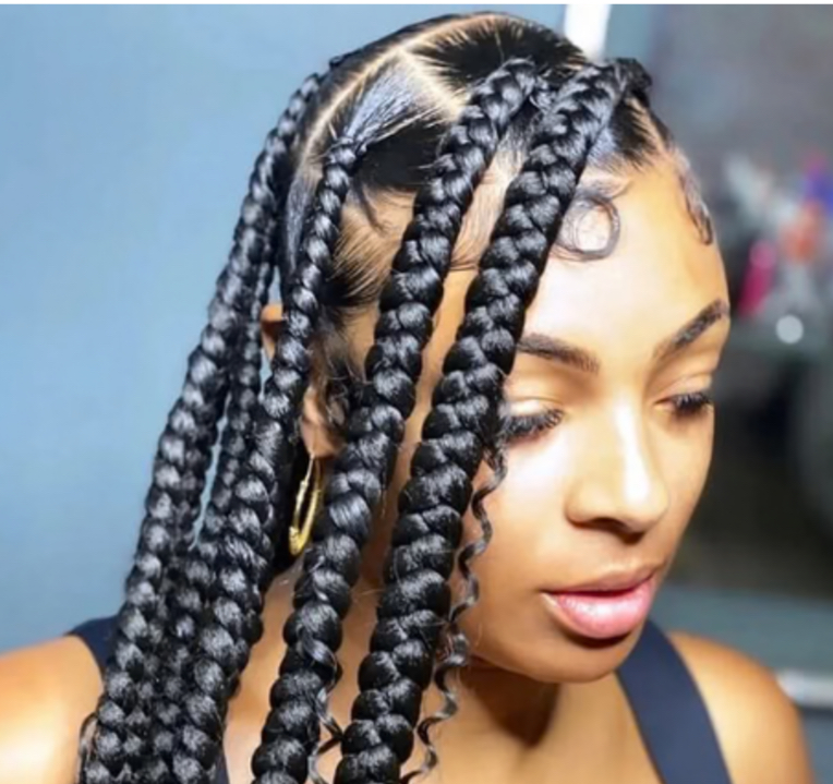Knotless Box Braids Without Wash