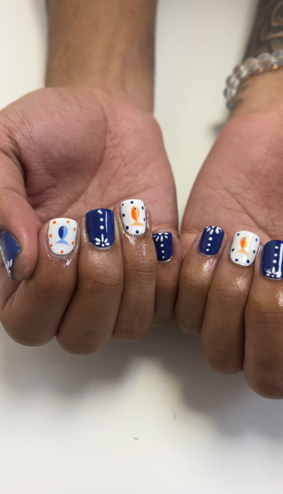 Manicures at Nails x Alondra in Riverbank, CA