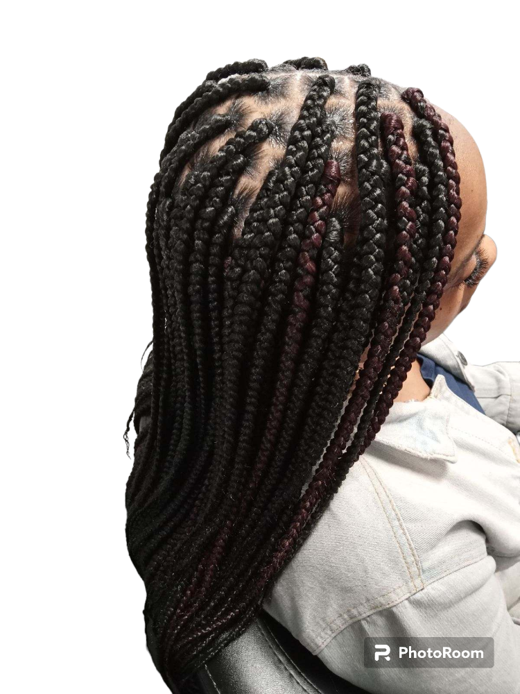 Medium Box Braids