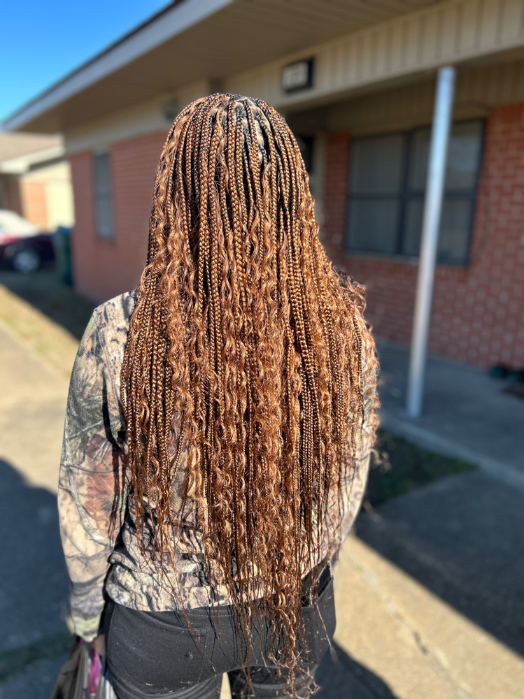Small Knotless Box Braids