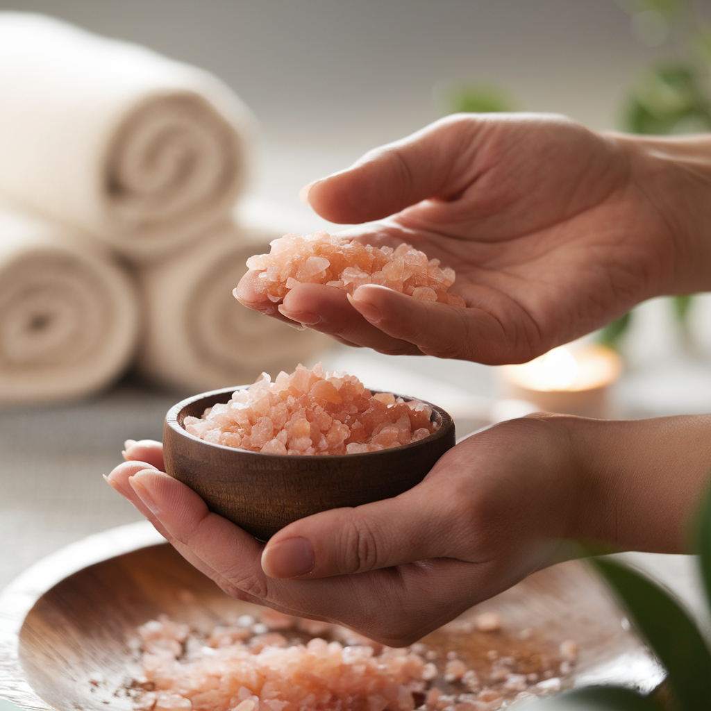 Organic Himalayan Salt Hand Scrub
