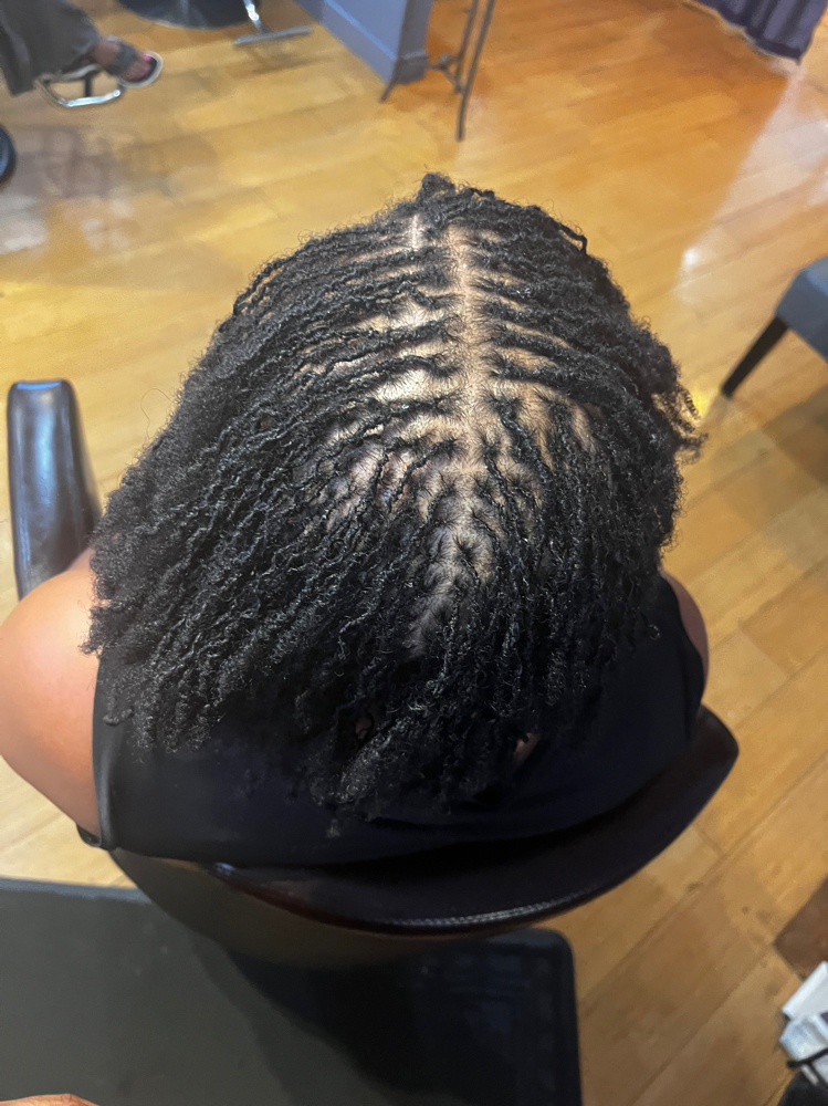 Sisterlock Retightening NO SHAMPOO at Royal Roots Natural Hair Salon Studio in Bowie, MD