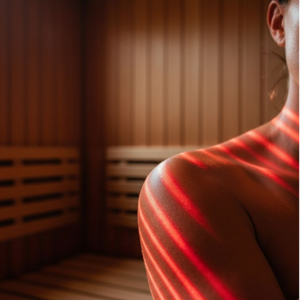 Red Light Booth With Halotherapy at The Salty Spa WI in Franklin, WI