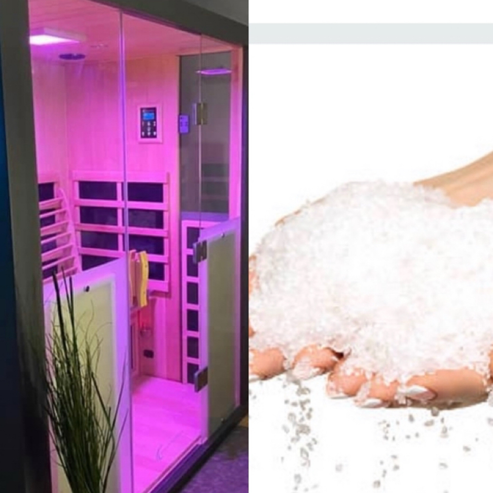 Salt + Infrared Sauna For 2
