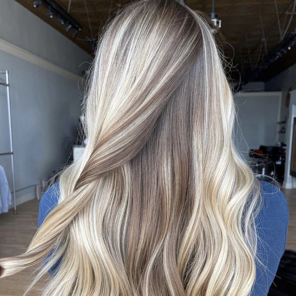 Partial Highlight/Lowlight at Beauty Empire Salon in Raymore, MO