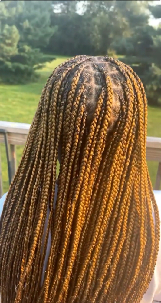 Small Knotless Braids at Crowned Conversations in Mt Holly, NJ