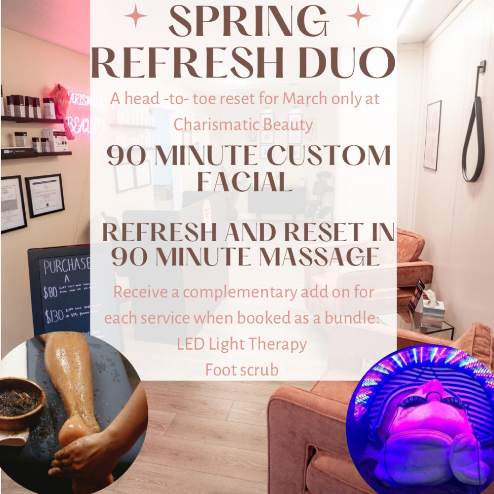 Spring Refresh Duo at Charismatic Beauty in Apple Valley, CA