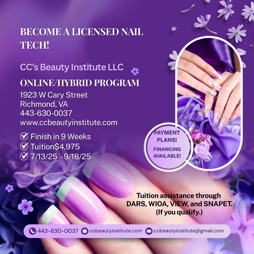 Nail Technology at CCBI Programs in Richmond, VA