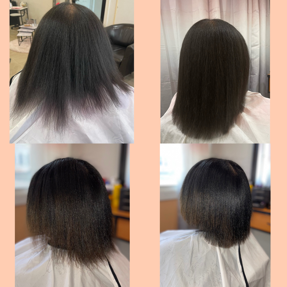 SHAMPOO, PRESS & TRIM