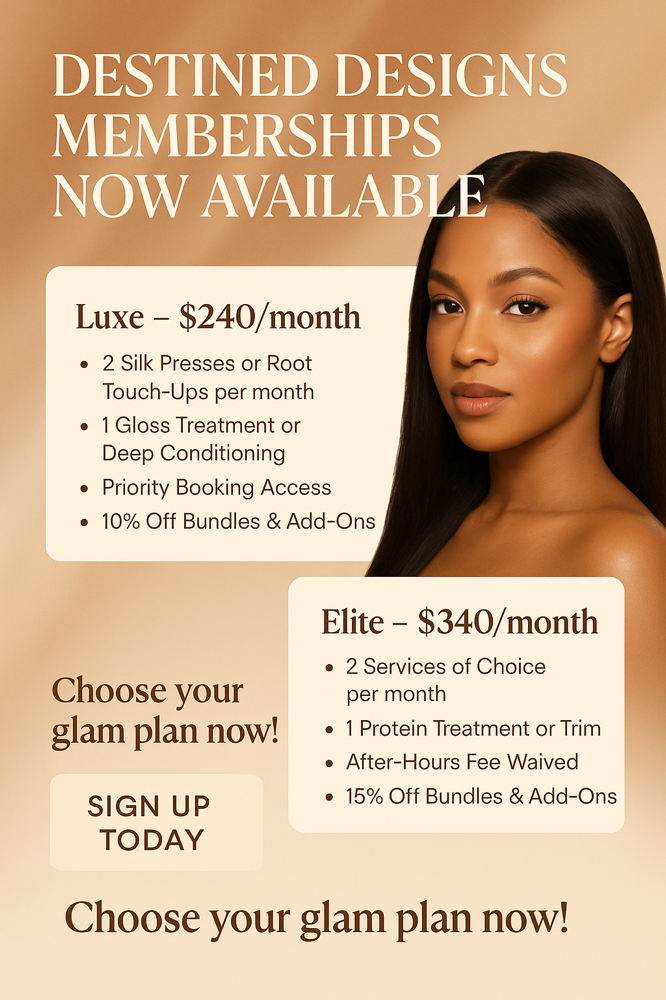 Polished Luxe Member Booking ONLY