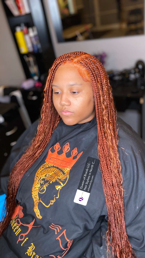 Small Knotless Braids