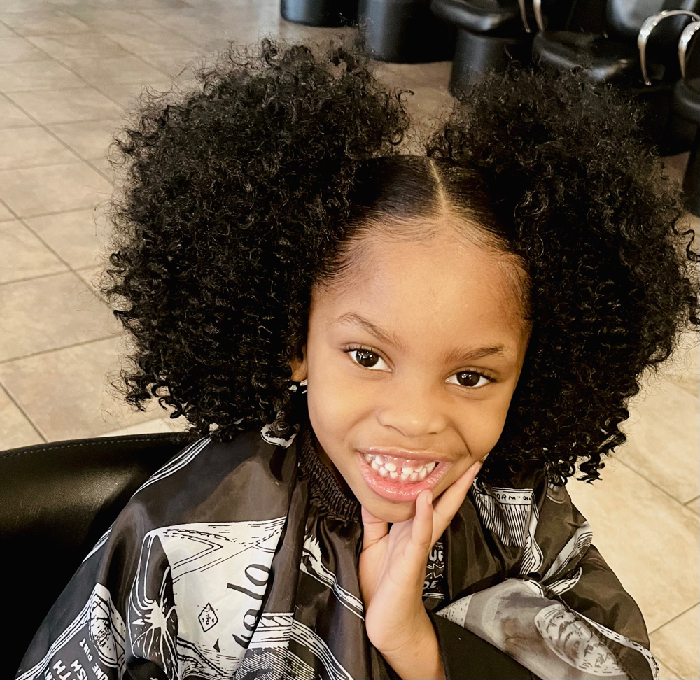 Kids Press Under 9 at A&K Plush Hair in detroit, MI