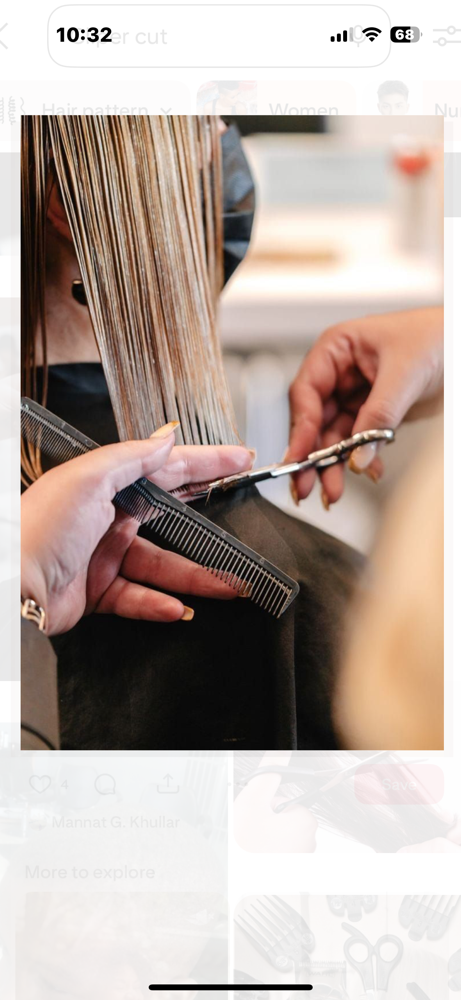 long hair haircut