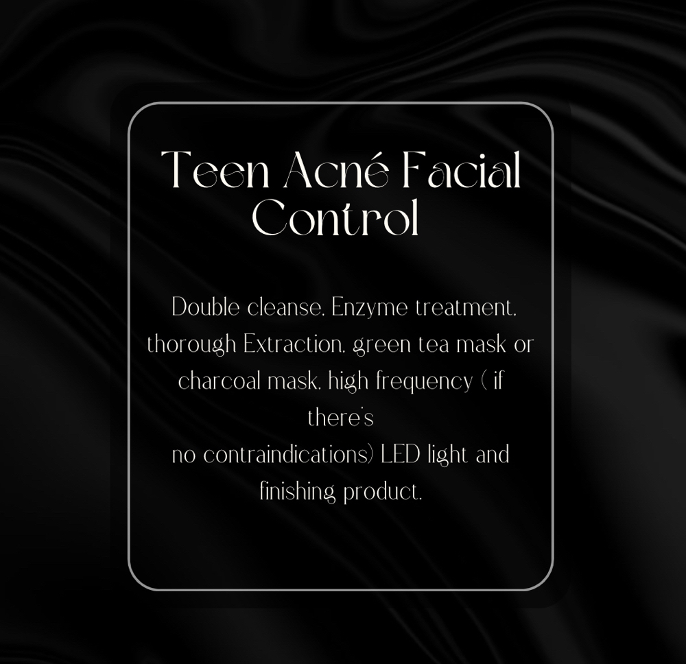 Teen Acne Control Facial