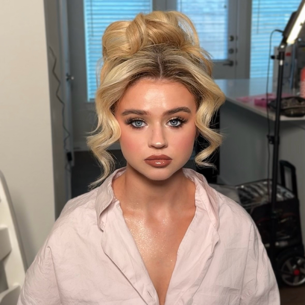 Prom Hair & Makeup Bundle at OnSite Luxe Hair & Makeup in McKinney, TX