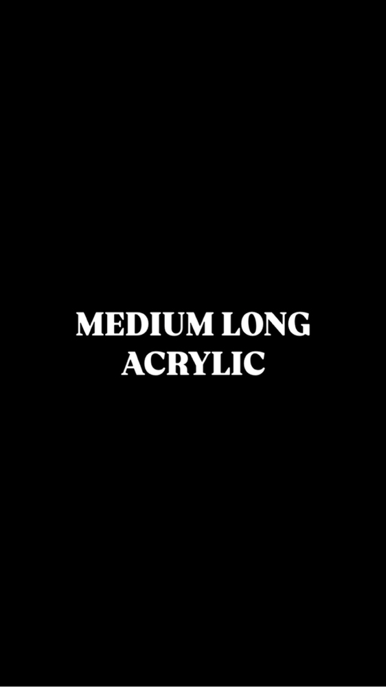 Medium Long Acrylic