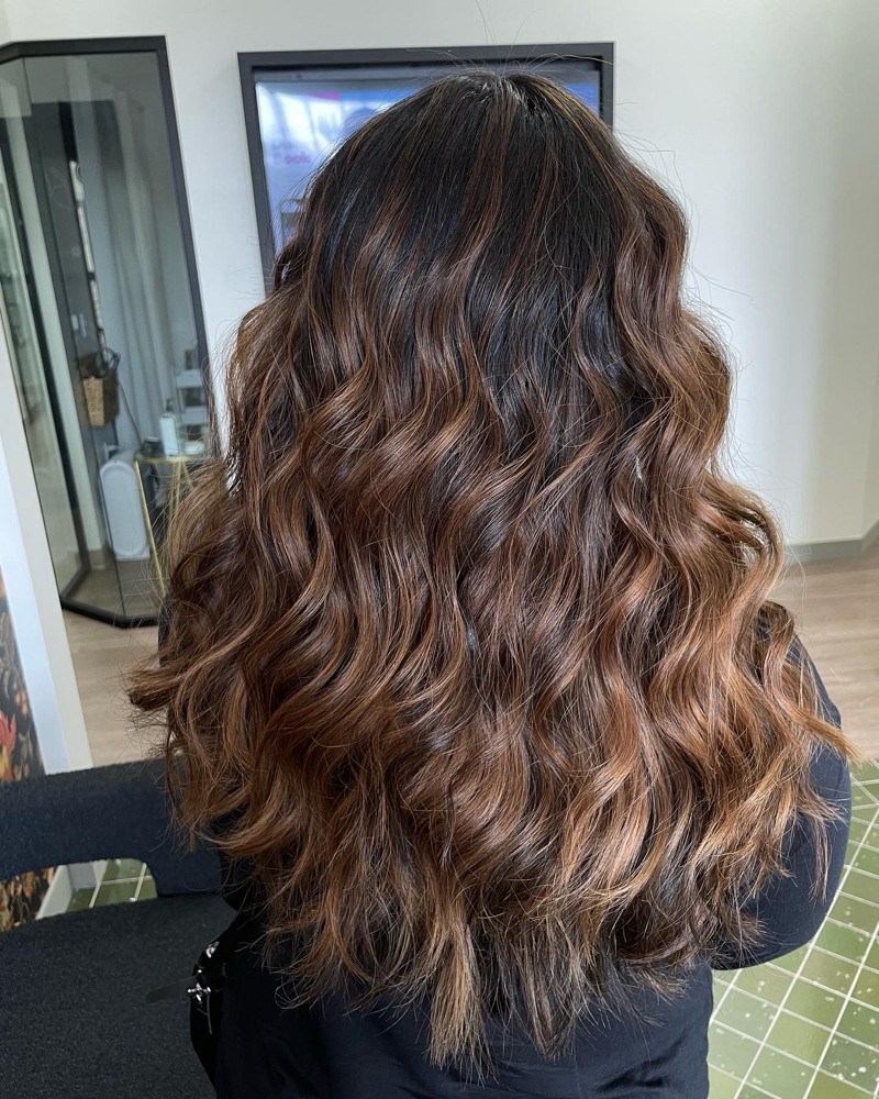 Full Balayage at Rosebud Beauty LLC in Carlsbad, CA