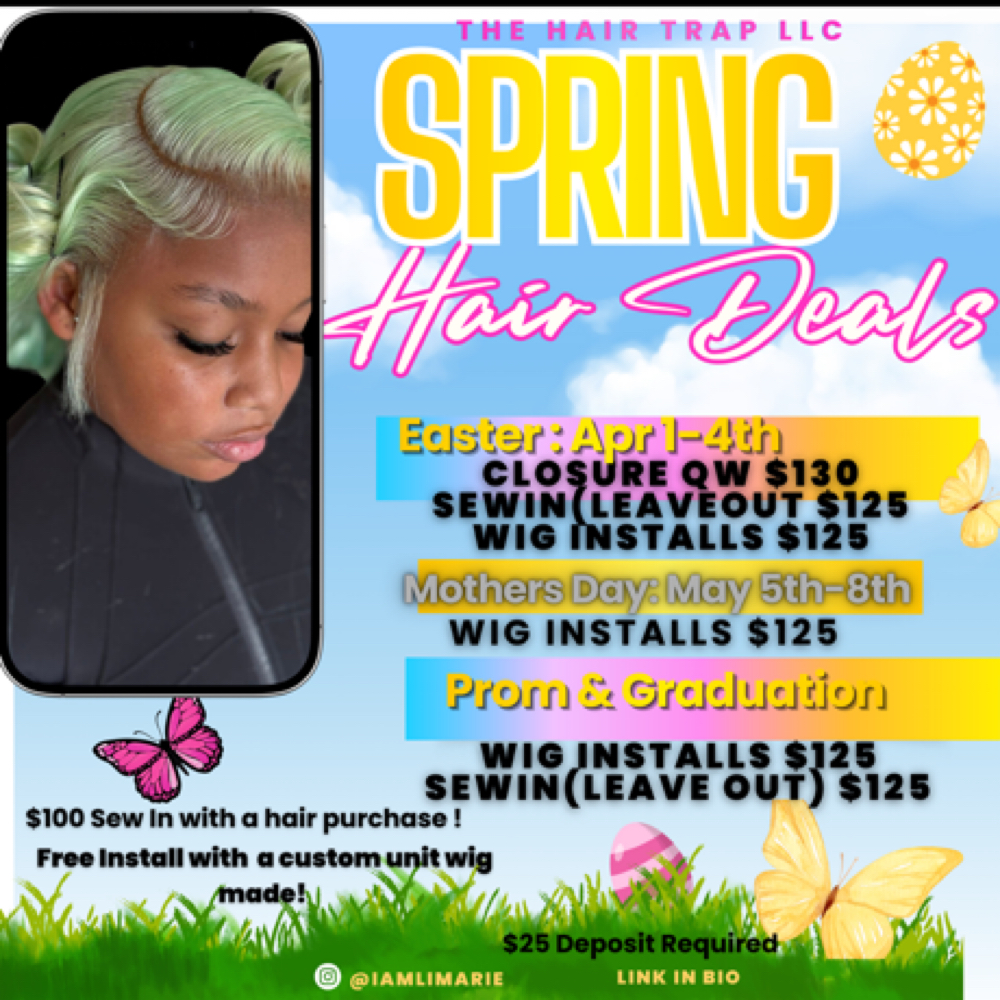 Prom Sew in (Leave out ) $125 at The Hair Trap LLC in Buffalo, NY