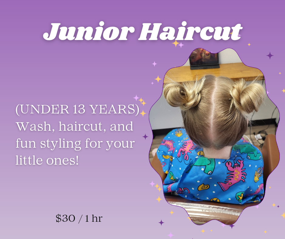 Junior Haircut (Under 13 years)