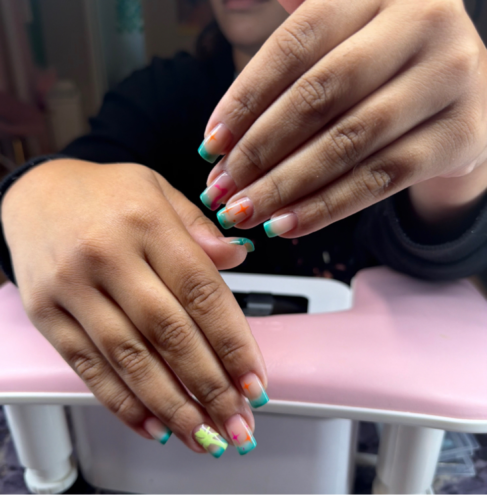 Natural Nail Transition at Maniacurist in Panama City, FL