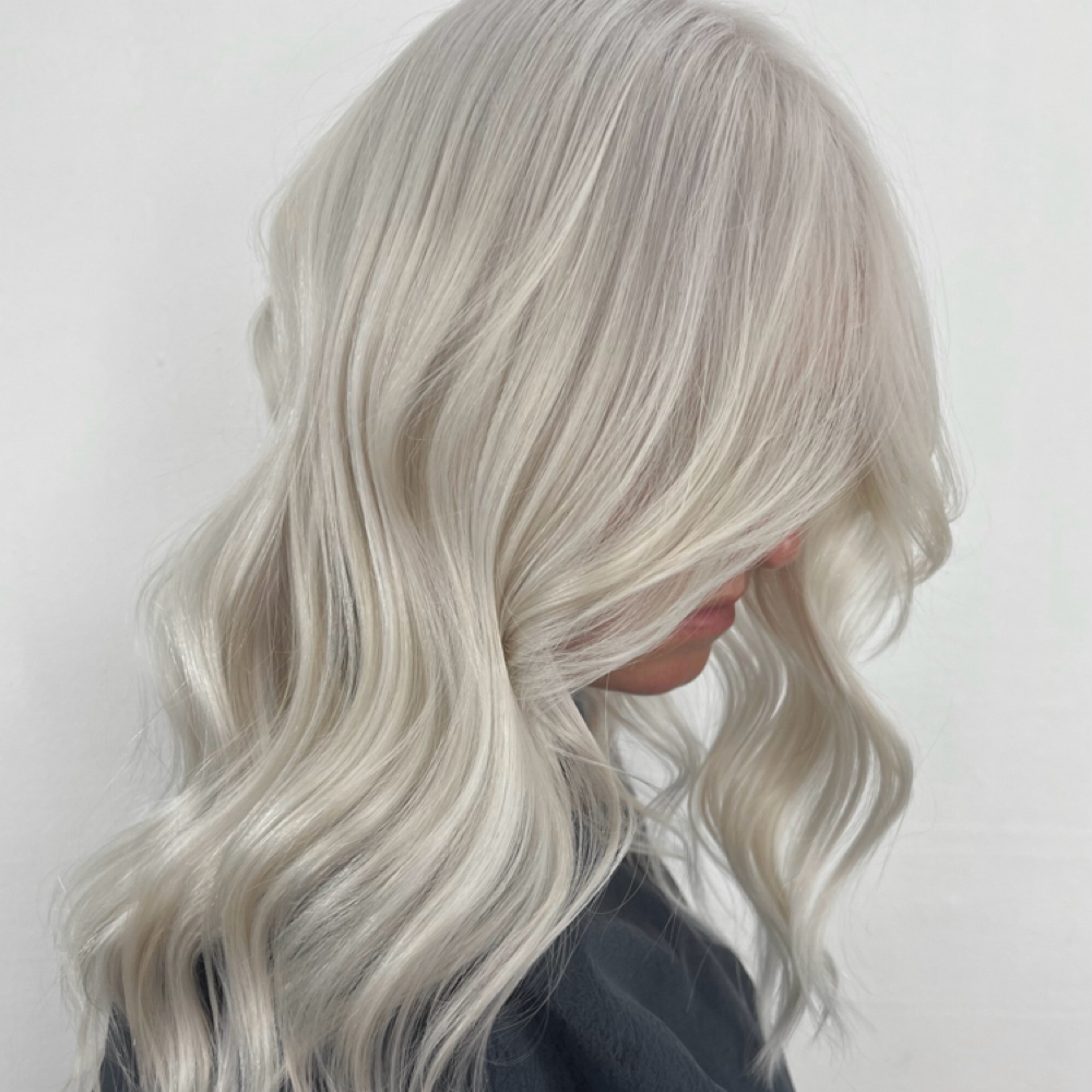Bleach Retouch at Iron & Ivy Salon in Baytown, TX