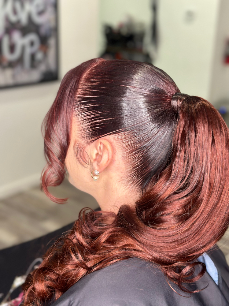 Sleek Ponytail at Beauty By Tati in Kansas City, KS
