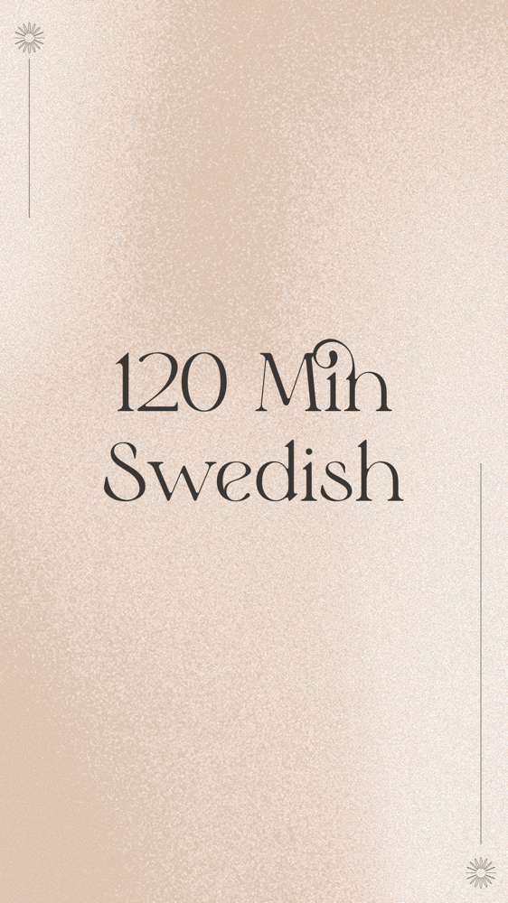 120 Mins Swedish Massage