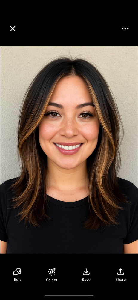 Money Piece w/ Accent Highlight