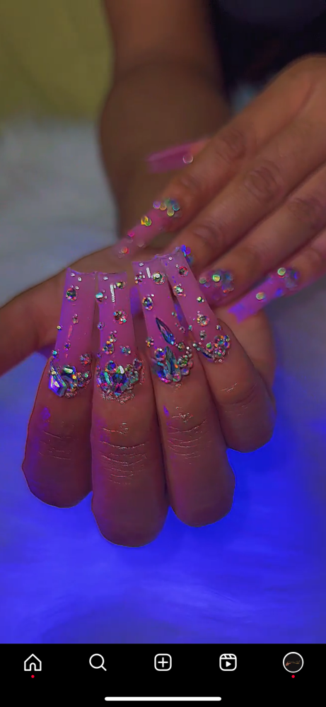 𝓑𝐥𝐢𝐧𝐠𝐞𝐝 𝓕𝐫𝐞𝐞𝐬𝐭𝐲𝐥𝐞 at Lewii Luxe Nails Cartel in Princeton, TX