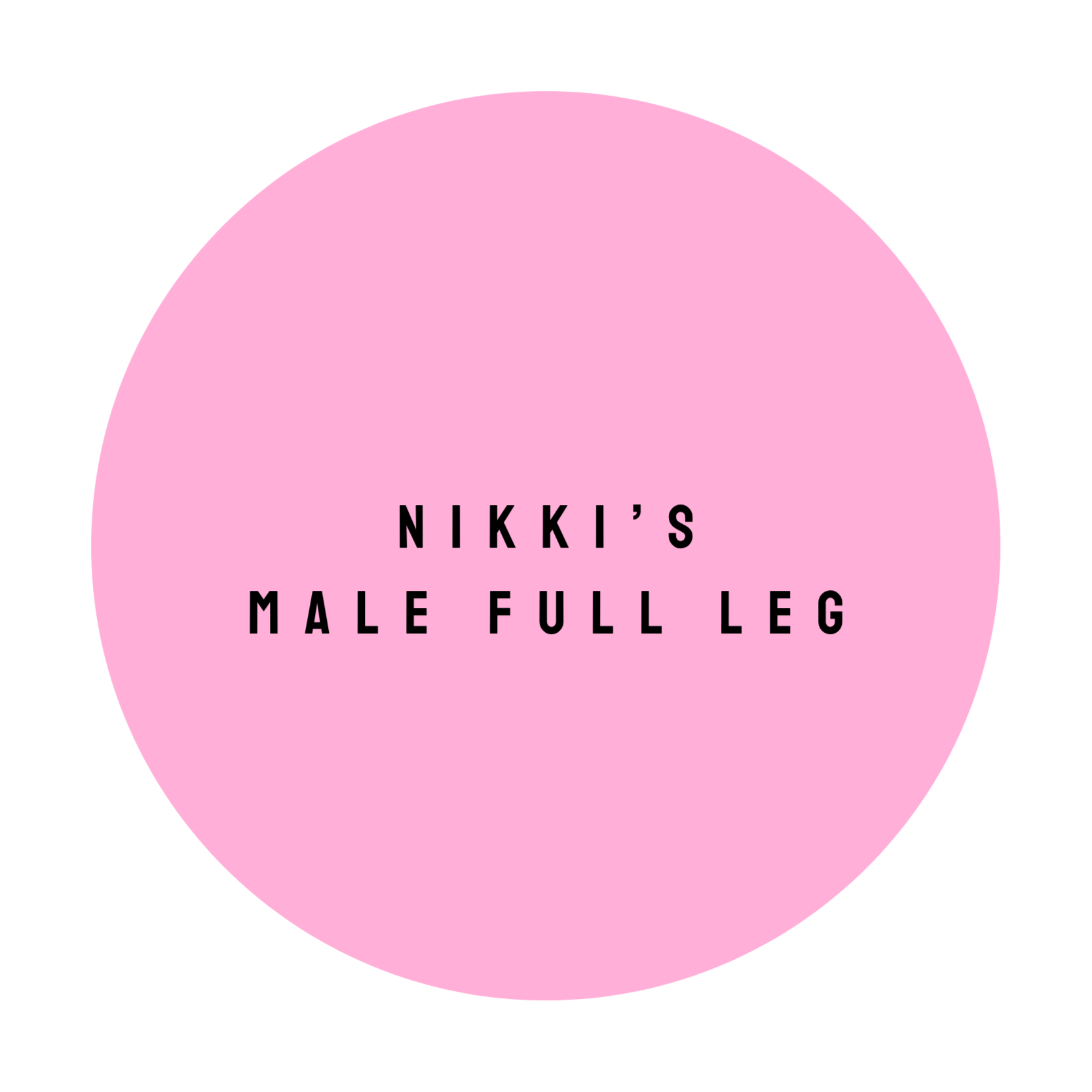 NIKKI'S MALE FULL LEG at The Dollhouse Wax Studio in Smyrna, TN