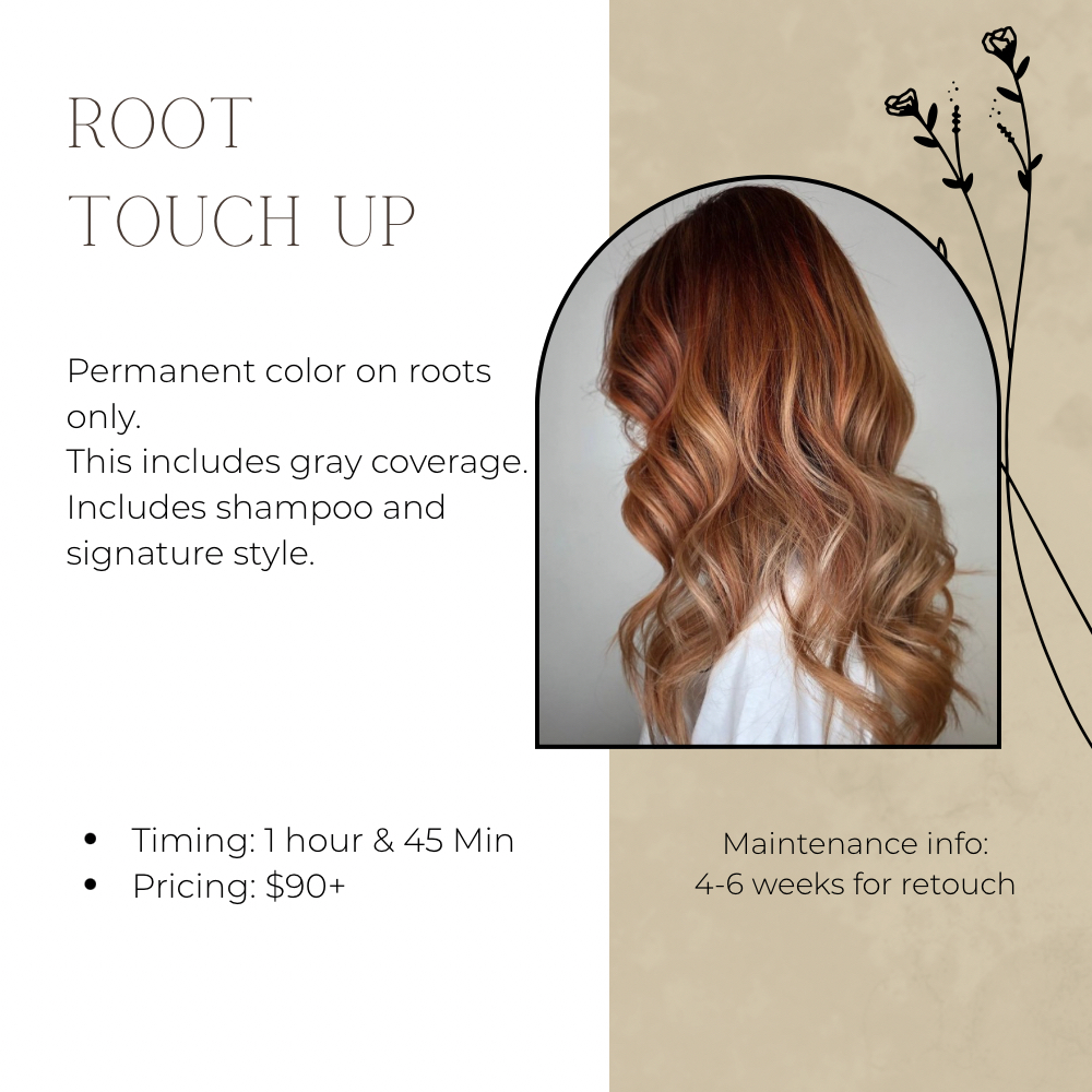 Root Touch Up at Carley’s Color Lounge in Fort Worth, TX