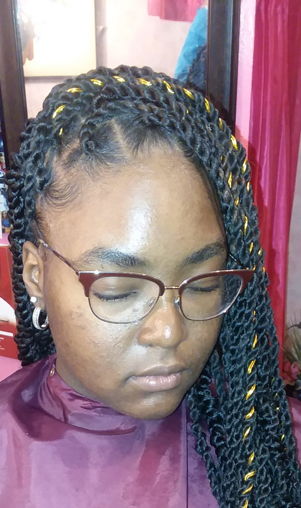 Two Strand Twist (Extention Hair) at Styles By Betta in Southfield, MI