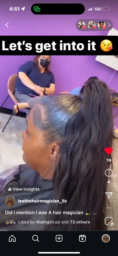 Half Up Half Down at Lee The Hair Magician LLC in Detroit, MI